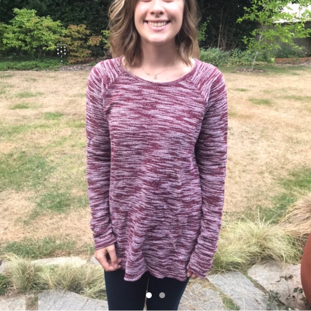 Heathered Purple Sweater